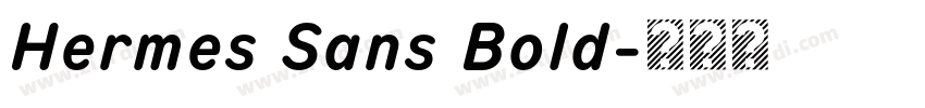 Hermes Sans Bold字体转换